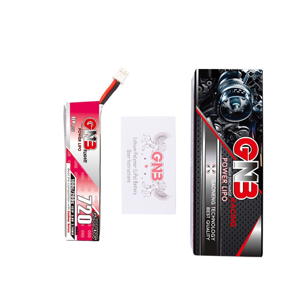 GNB 720mAh 1S 3.8V HV TinyHawk S II Lipo Akku