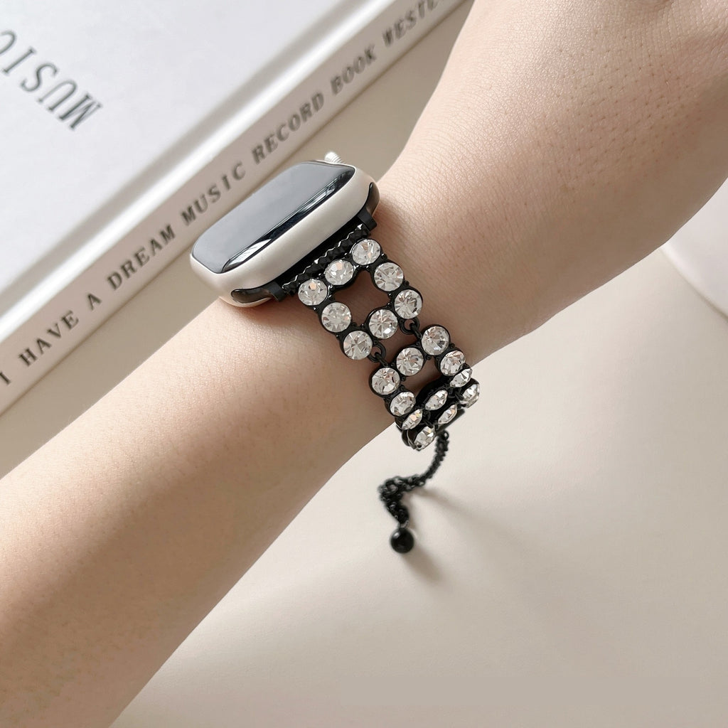 Rhinestone-Uhrenarmband für Apple Watch – Bild 9 | LuxeStyle