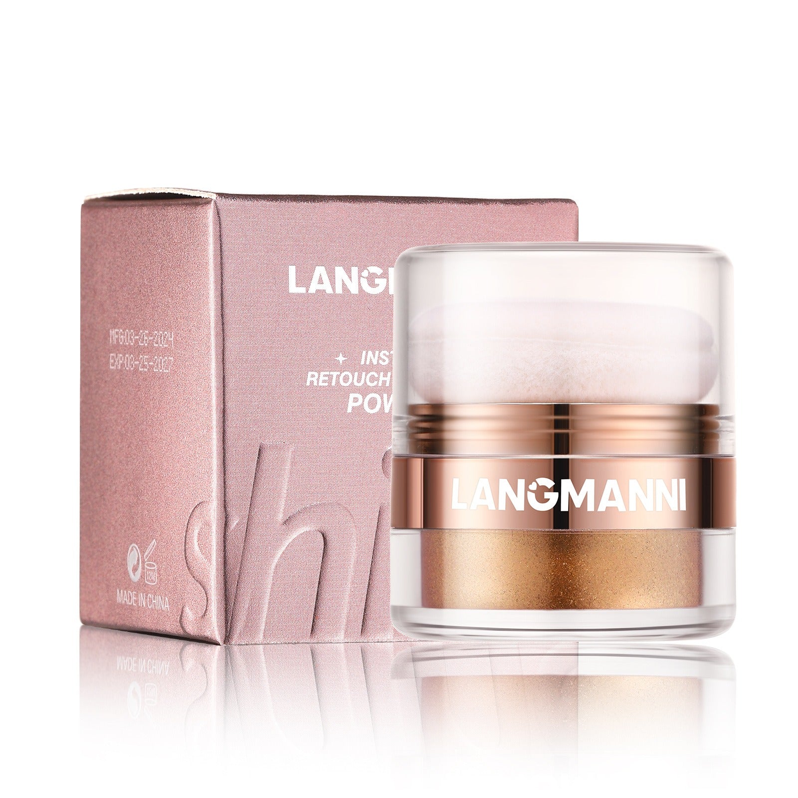 Glitzerndes Highlight Puder für Gesicht & Körper
