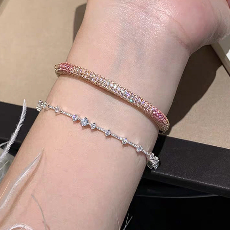 Gradient Armband mit Zirkonia-Pavé – Bild 5 | LuxeStyle