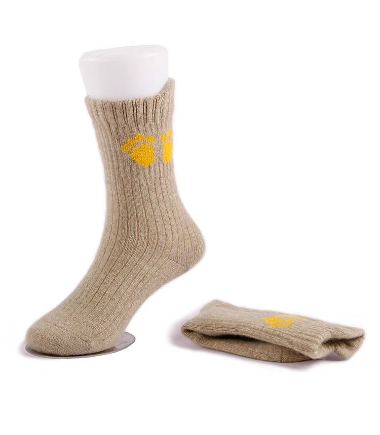 Kaschmir-Socken für Kinder, einfarbig
