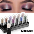 Langanhaltender Lidschatten Pen – 12er Set | LuxeStyle