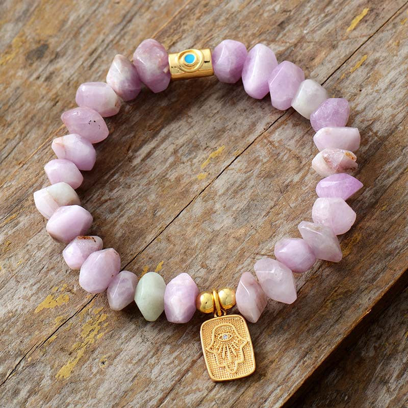 Boho Armband mit natürlichen Kristallperlen – Bild 6 | LuxeStyle