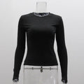Rundhals Langarm-Pullover für Damen – Bild 1 | LuxeStyle