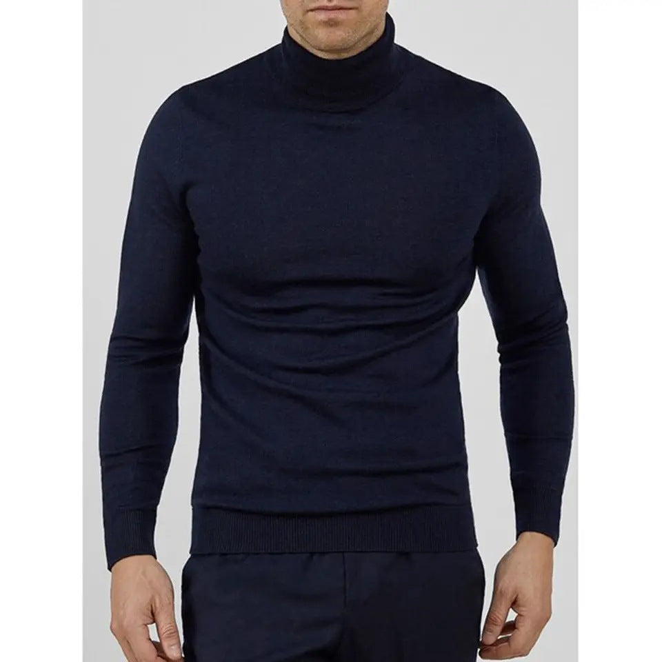 Herren Strickpullover einfarbig