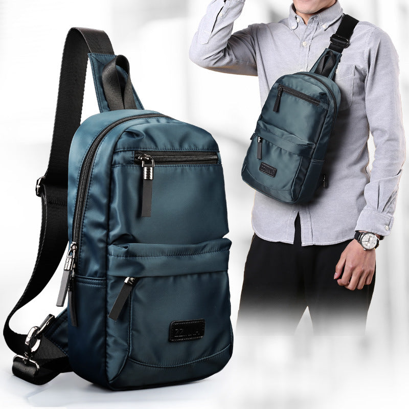 Mannlicher Schulter-Messenger mit Reissverschluss – Bild 3 | LuxeStyle