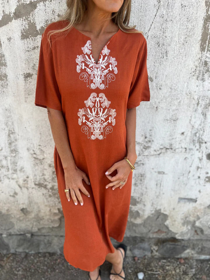 T-Shirt-Kleid «Casa» – locker mit Print