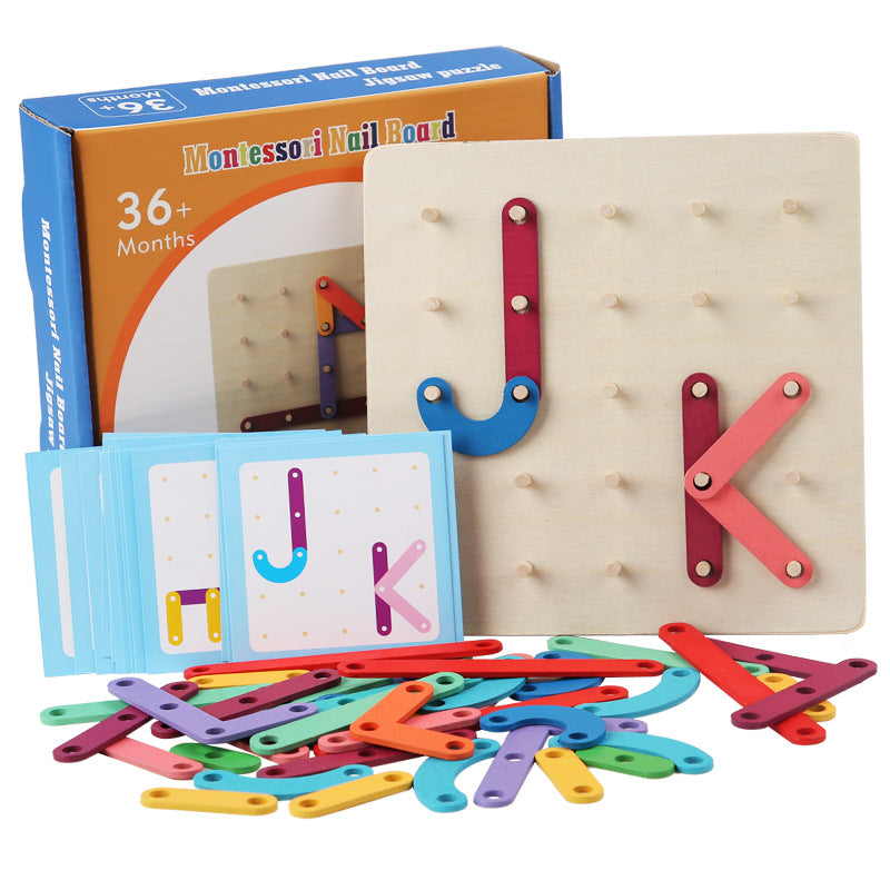 Holz-Steckbrett-Puzzle für Kinder – Bild 6 | LuxeStyle