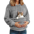 Damen Flanell Kapuzenpullover