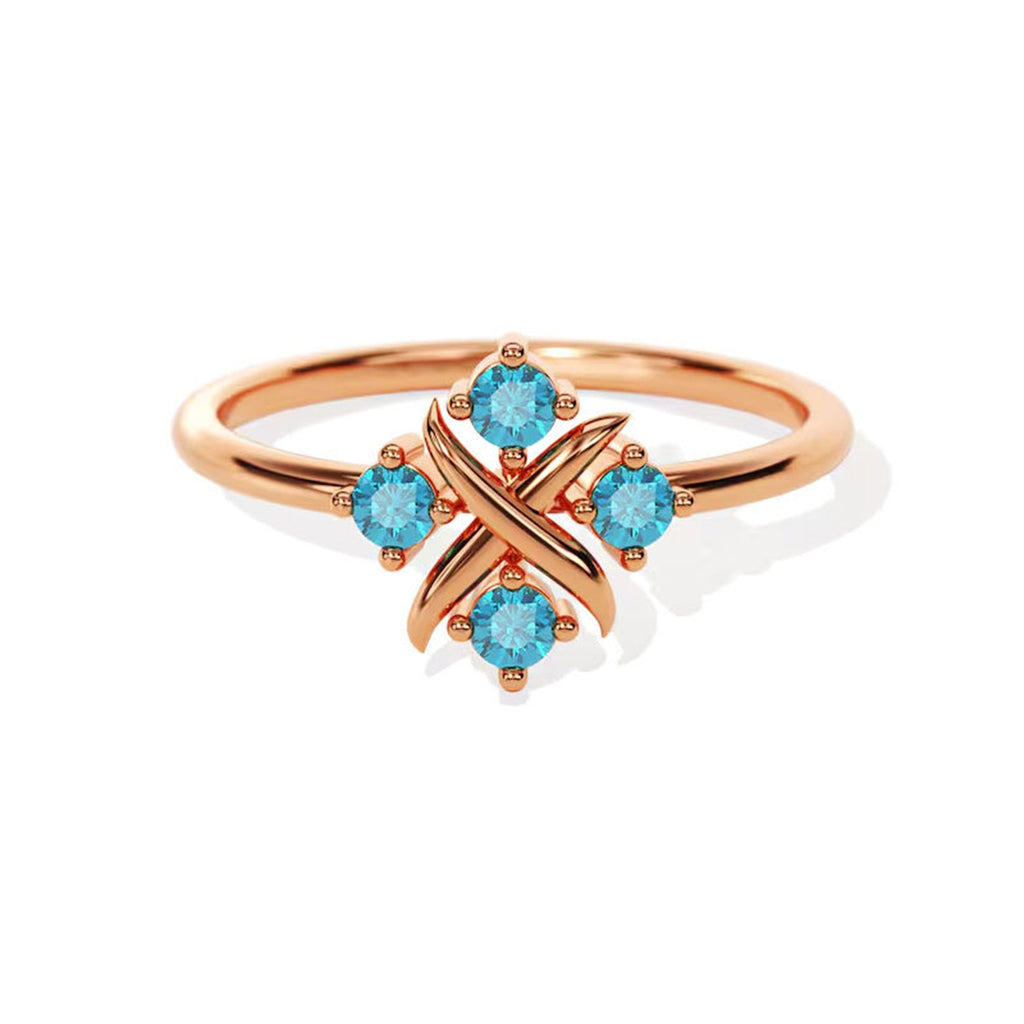 Vier-Stein Ring · Damen – Bild 6 | LuxeStyle