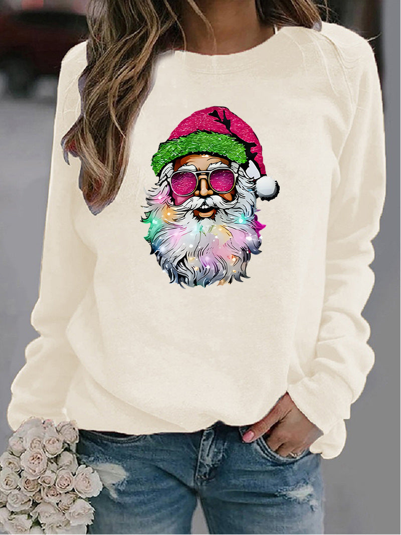 Weihnachts-Pullover für Damen mit Rundhals