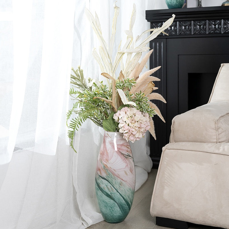 Rhyolith Glasvase Handgemacht – Bild 2 | LuxeStyle
