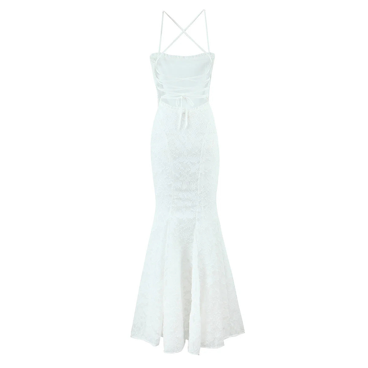 Elegantes, tailliertes Slip-Kleid ohne Träger | LuxeStyle