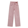 High-Waist Straight-Leg Hose