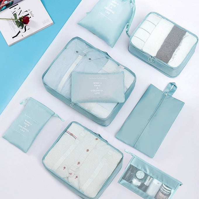 9-teiliges Twill Reise-Organizer-Set – Bild 8 | LuxeStyle