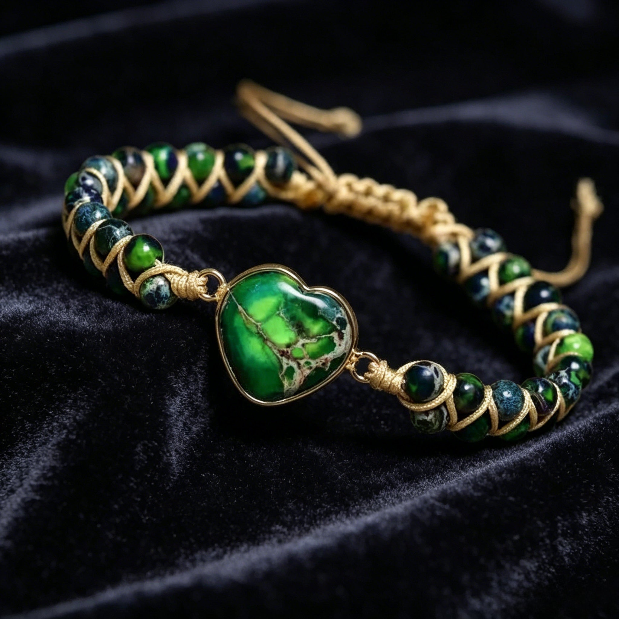 Herzstein Paar-Armband als Geschenk