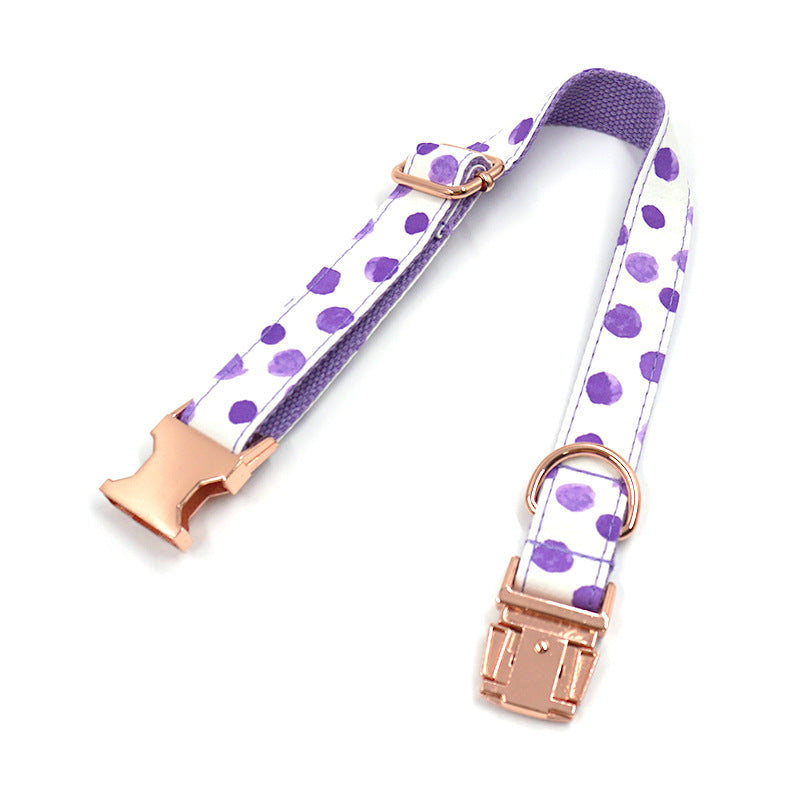 Halsband Lila Tupfen – Bild 5 | LuxeStyle
