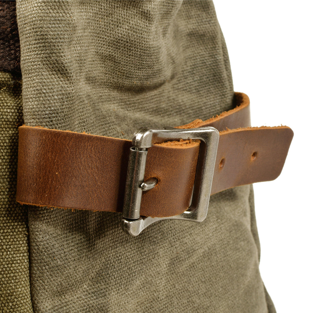 Rucksack aus Canvas und Rindsleder – Bild 5 | LuxeStyle