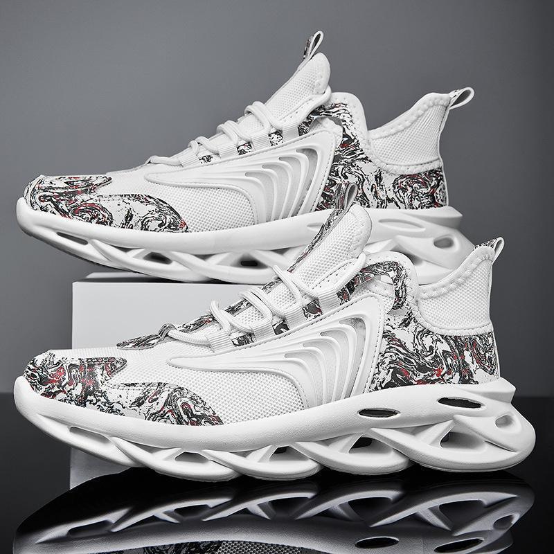 Atmungsaktiver Mesh-Sneaker mit Graffiti-Design – Bild 4 | LuxeStyle