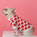 Schnauzer‑Pullover aus Wolle, rot | LuxeStyle