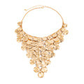 Geometrische Metall-Disc Layered Halskette | LuxeStyle