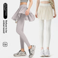 Figurformender Yoga Skort mit Mesh-Einsätzen