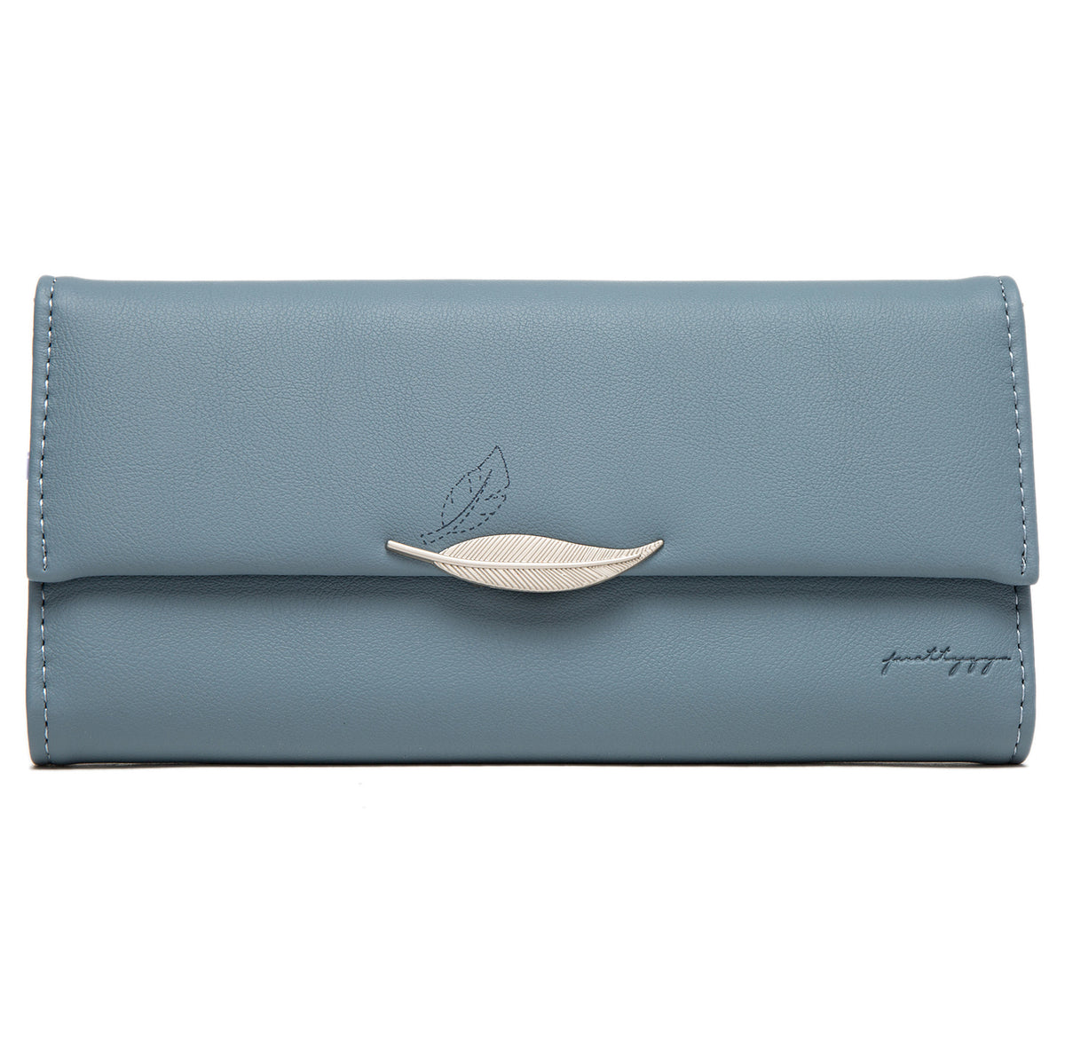 Orange Long Wallet aus PU-Leder – Bild 5 | LuxeStyle