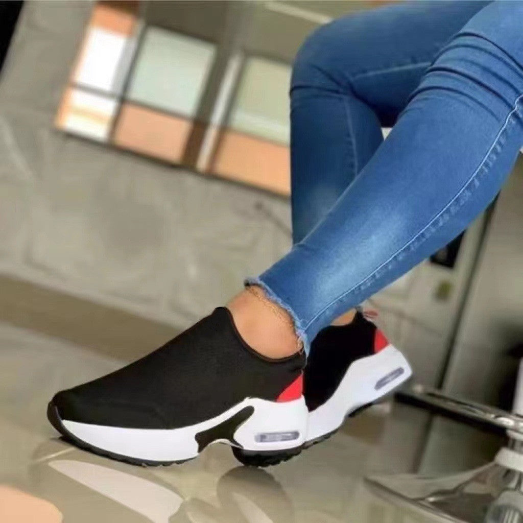 Damen Stretch-Sneaker mit Rundspitze