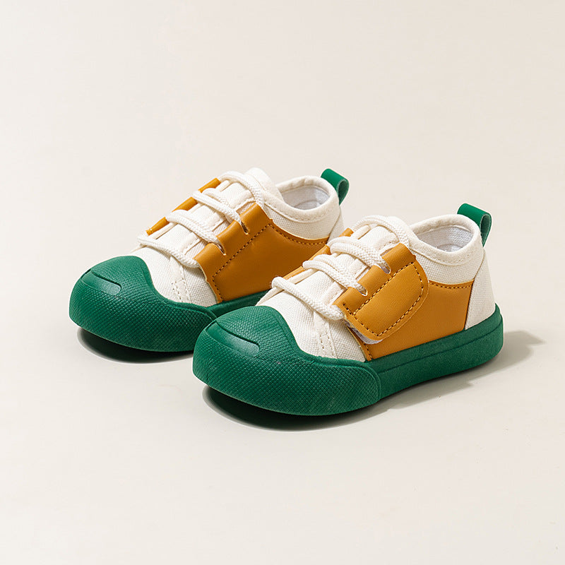 Dopamin-Farbige Canvas-Kinderschuhe