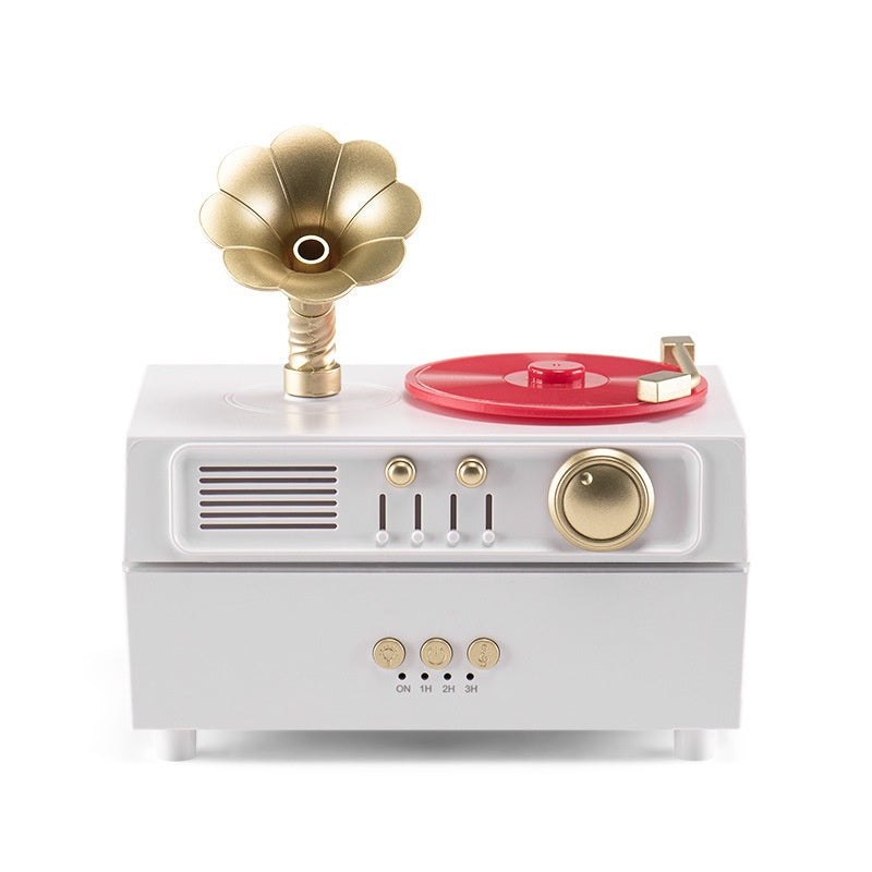 Retro Plattenspieler Aroma Diffuser & Bluetooth Speaker