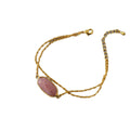 Doppelarmband mit Naturstein und Metallkette – Bild 5 | LuxeStyle