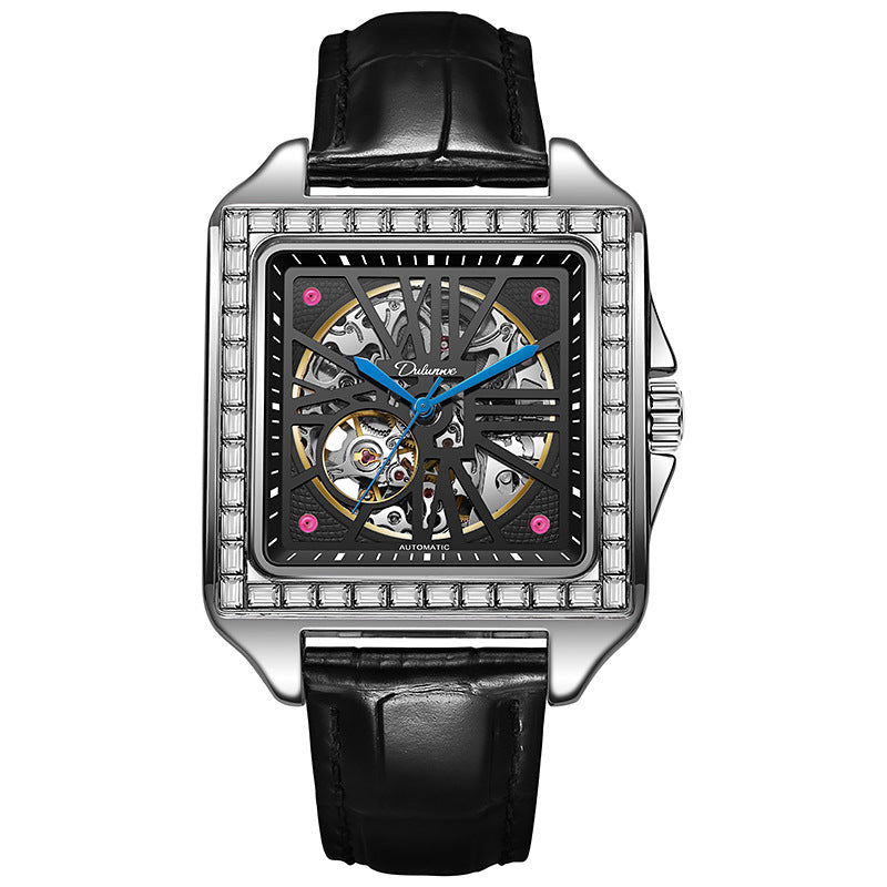 Automatikuhr mit Diamant-Design