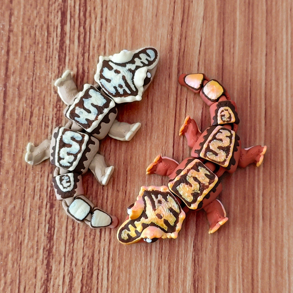 Gelenk-Gecko Spielzeug mit Hörnern – Bild 1 | LuxeStyle