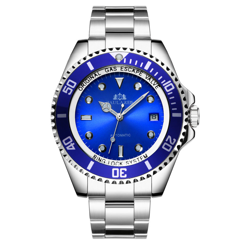 Mechanische Herrenuhr mit Leuchtzeigern – Bild 4 | LuxeStyle