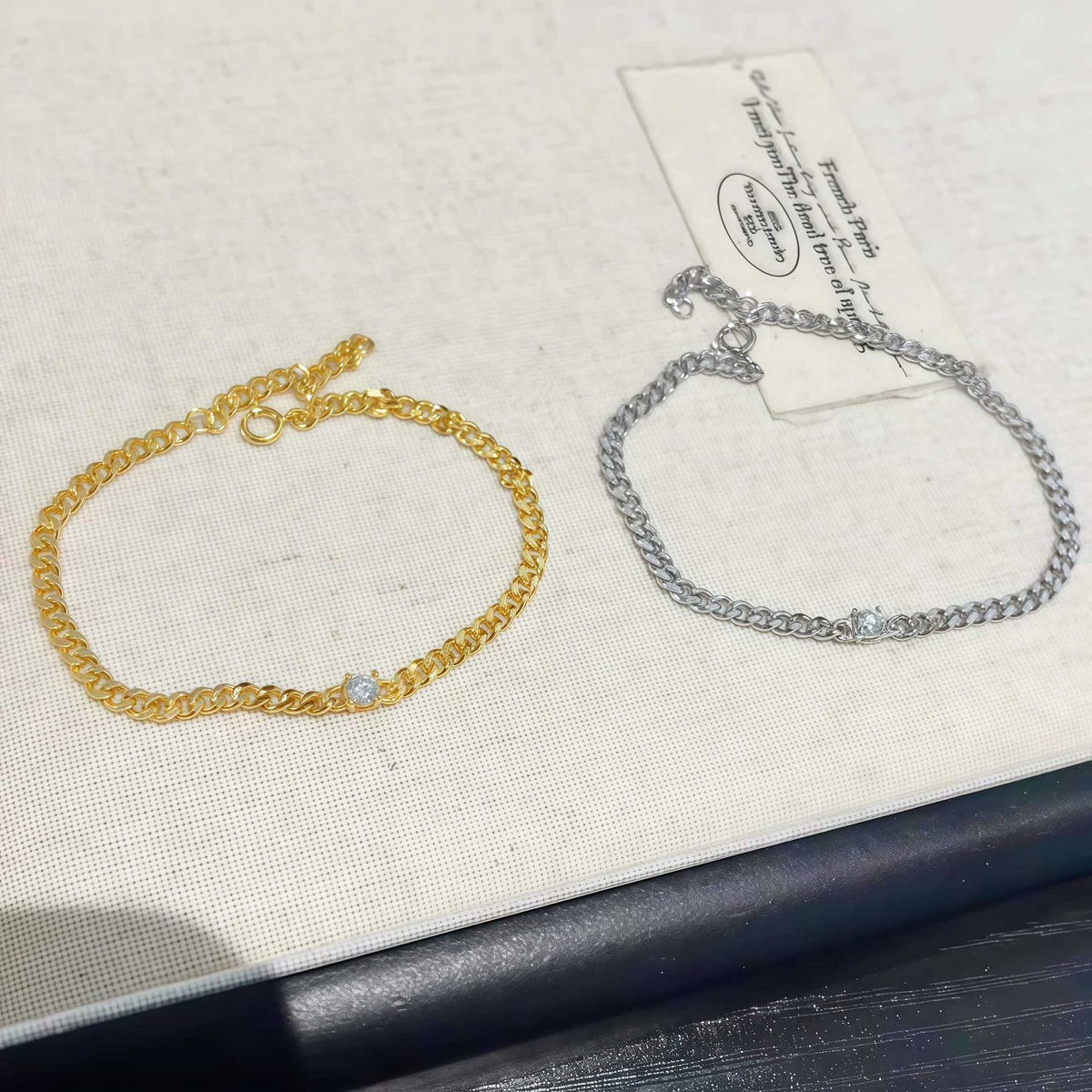 Kubanisches Solitär-Armband – Bild 1 | LuxeStyle