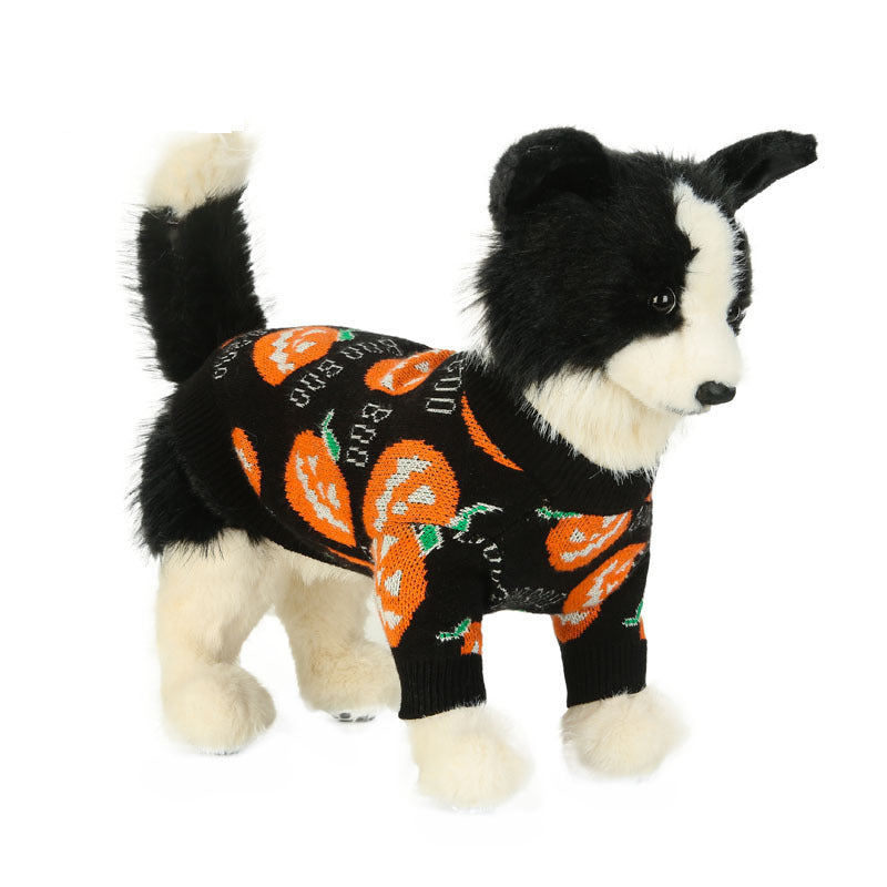 Hunde-Pullover mit Kürbis-Muster – Bild 3 | LuxeStyle