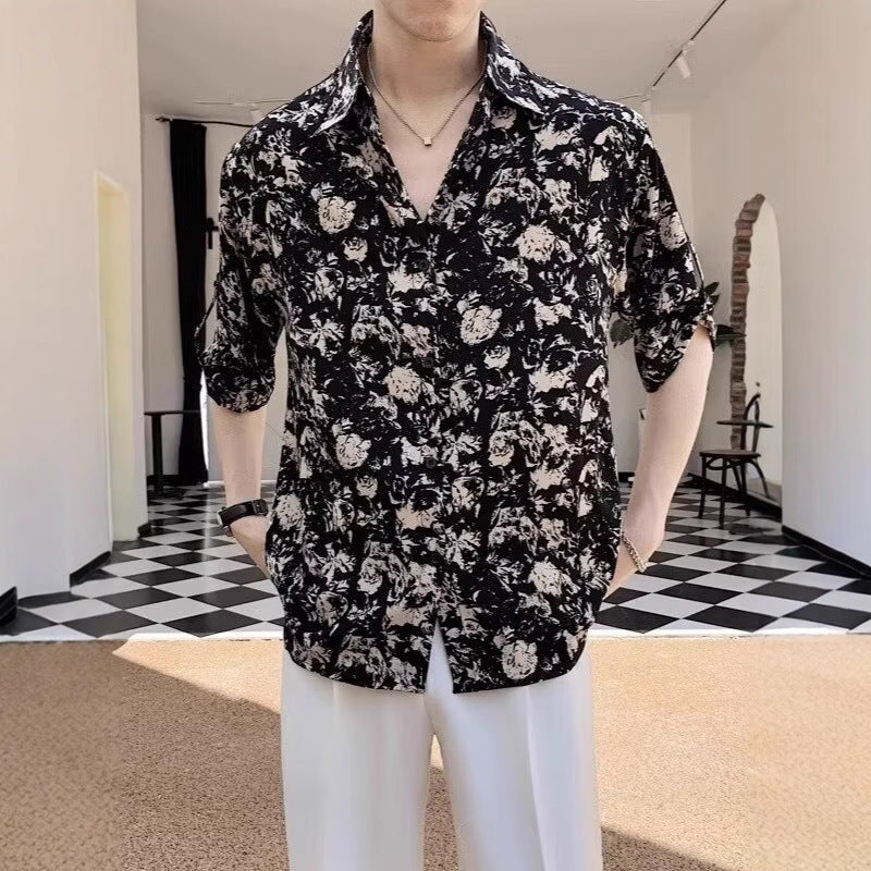 Freizeitshirt mit Blumenmuster – Bild 8 | LuxeStyle