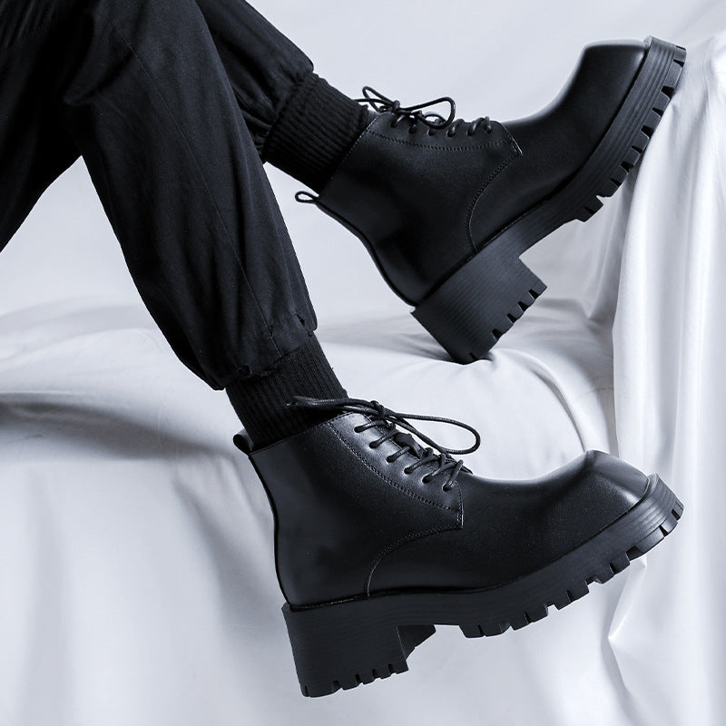 Herren Derby-Schuhe mit dicker Sohle