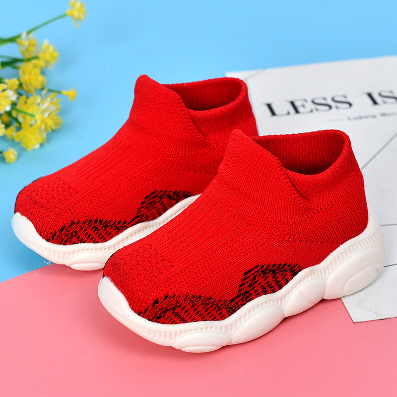 Bärchen-Lauflernschuh aus Strick – Bild 5 | LuxeStyle