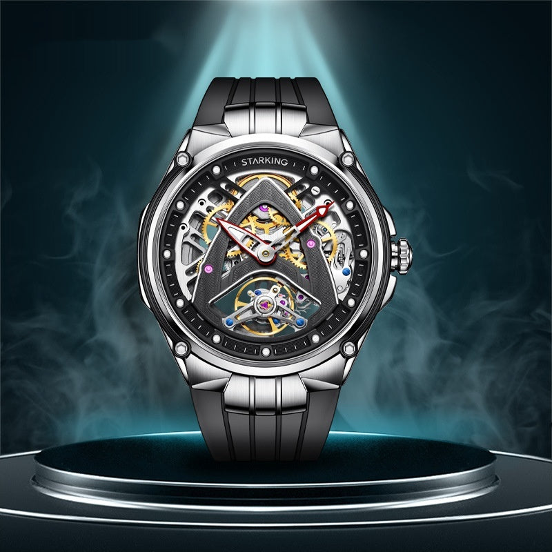 Mechanische Armbanduhr Edelstahl
