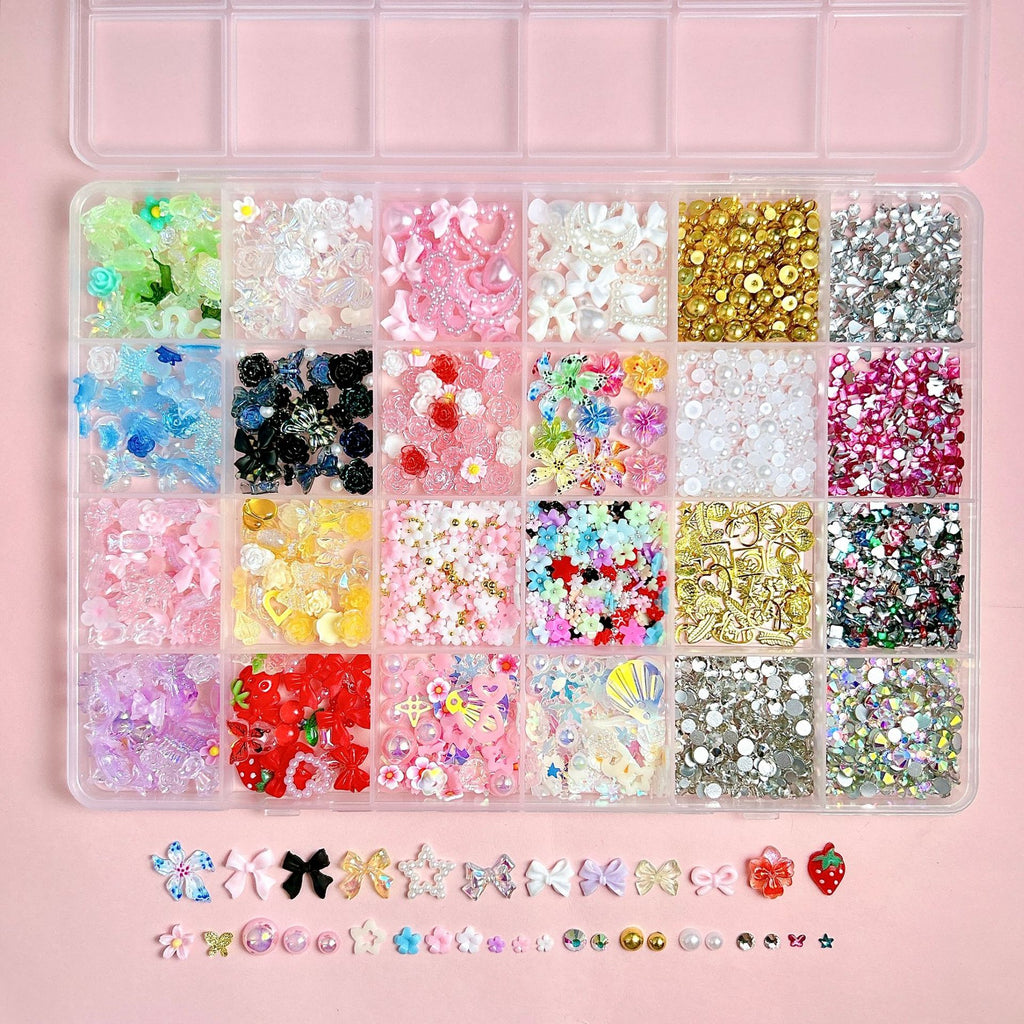 Mini Floral DIY Nagelsticker-Set – Ansicht 6