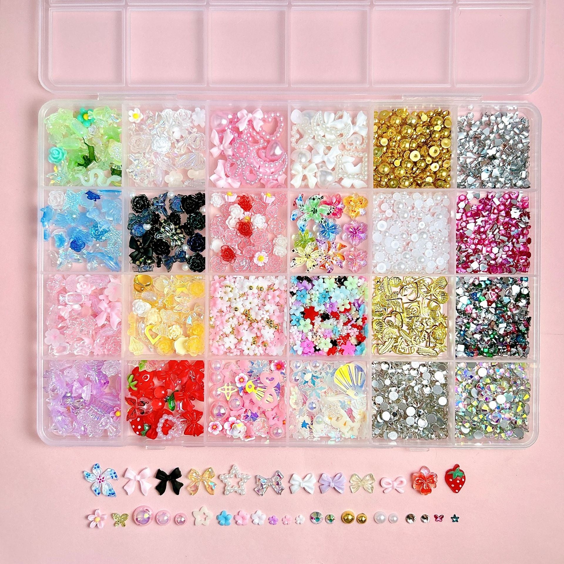 Mini Floral DIY Nagelsticker-Set – Ansicht 6