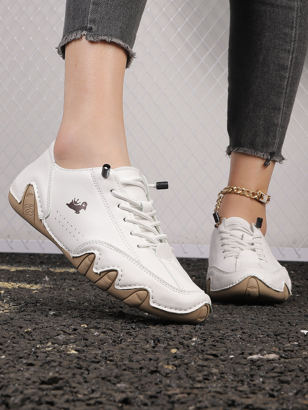 Damen-Schuhe aus Leder