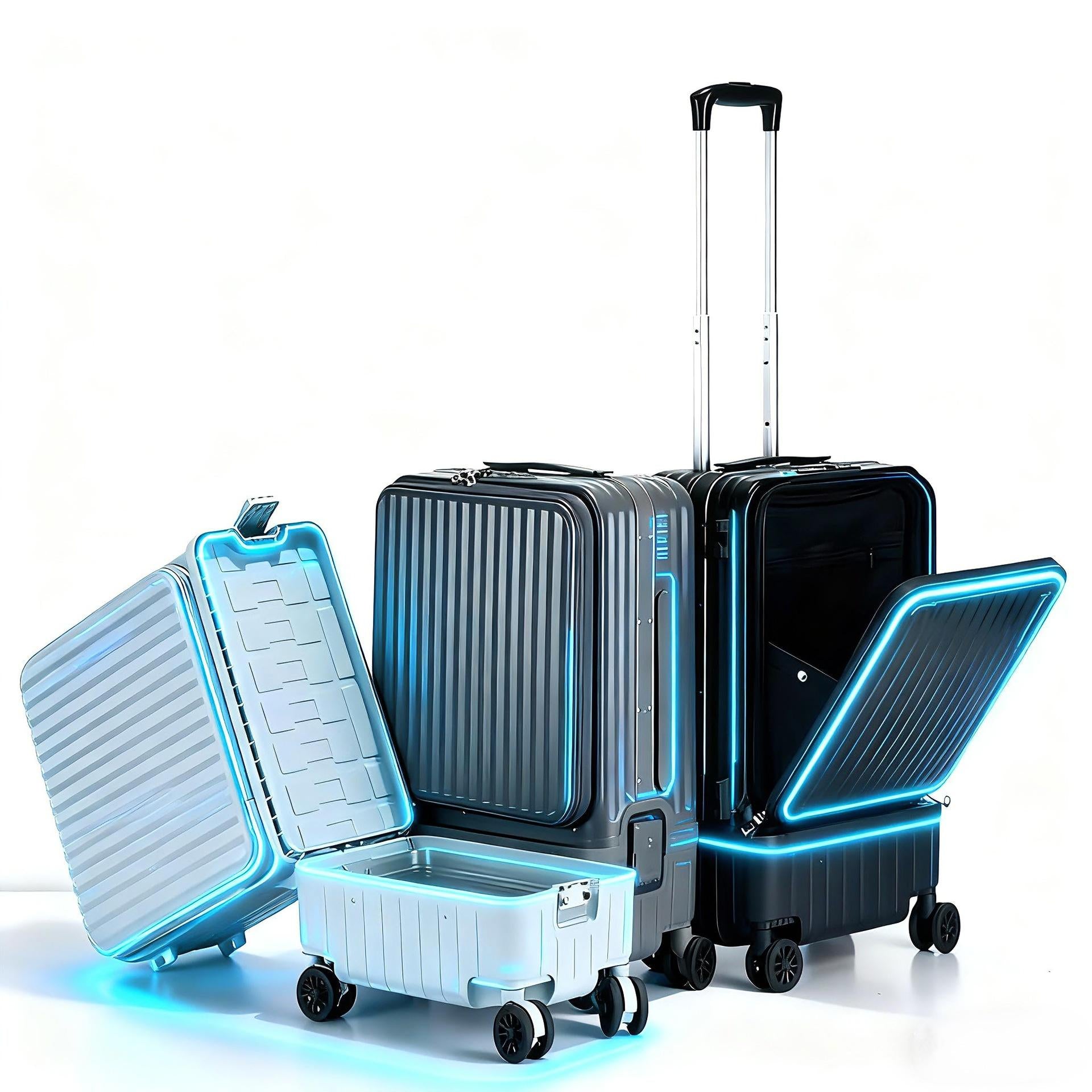 Multifunktionaler Reisekoffer mit Nass-Trocken-Trennung