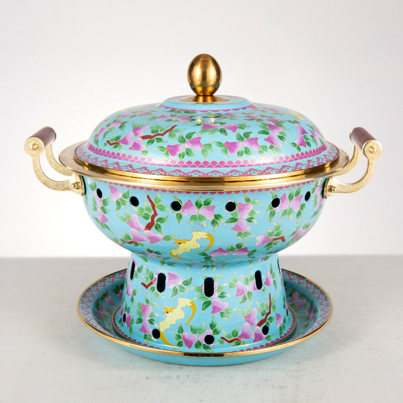 Kupfer Hot Pot Ofen mit Emaille