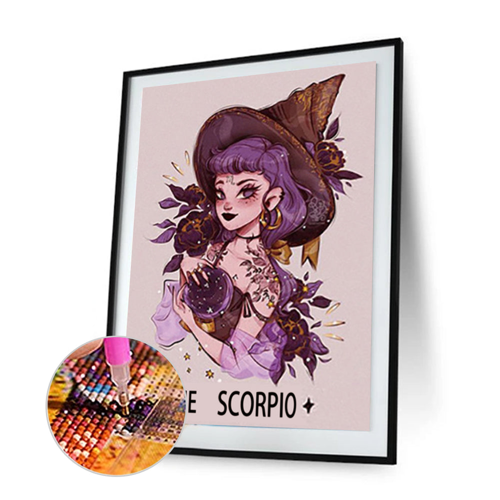 DIY 5D Diamond Painting «Sternzeichen Mädchen»