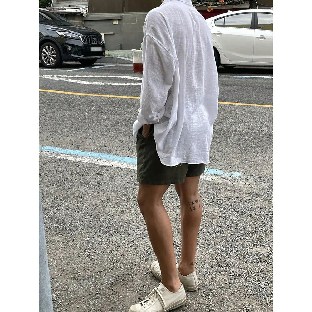 Koreanisches atmungsaktives Langarmshirt – Bild 5 | LuxeStyle