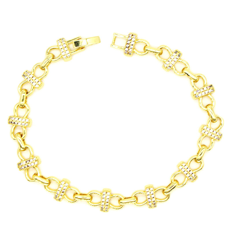 Zirkon Herzblumen Armband – Bild 6 | LuxeStyle