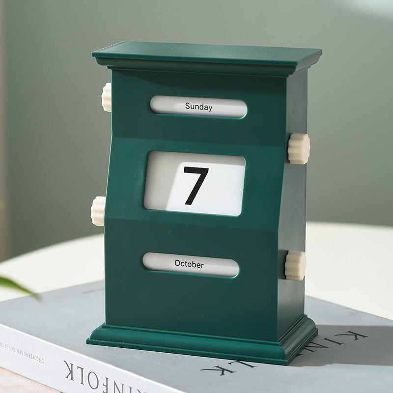 Retro Schreibtischkalender