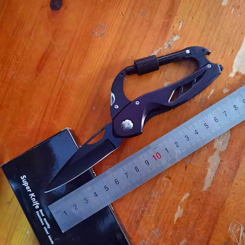 5-in-1 Outdoor-Tool aus Edelstahl